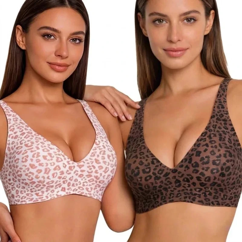Leopard Print Full-Cup Bra